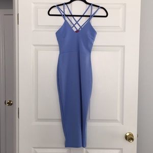 Bodycon crisscross back dress